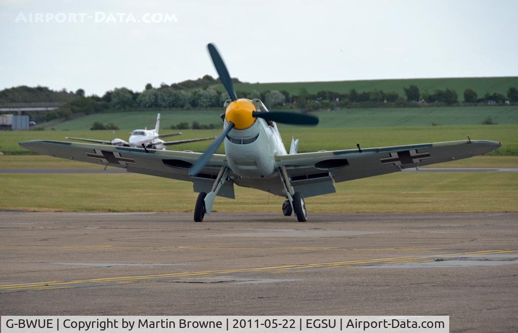 G-BWUE, 1949 Hispano HA-1112-M1L Buchon C/N 172, SHOT AT DUXFORD