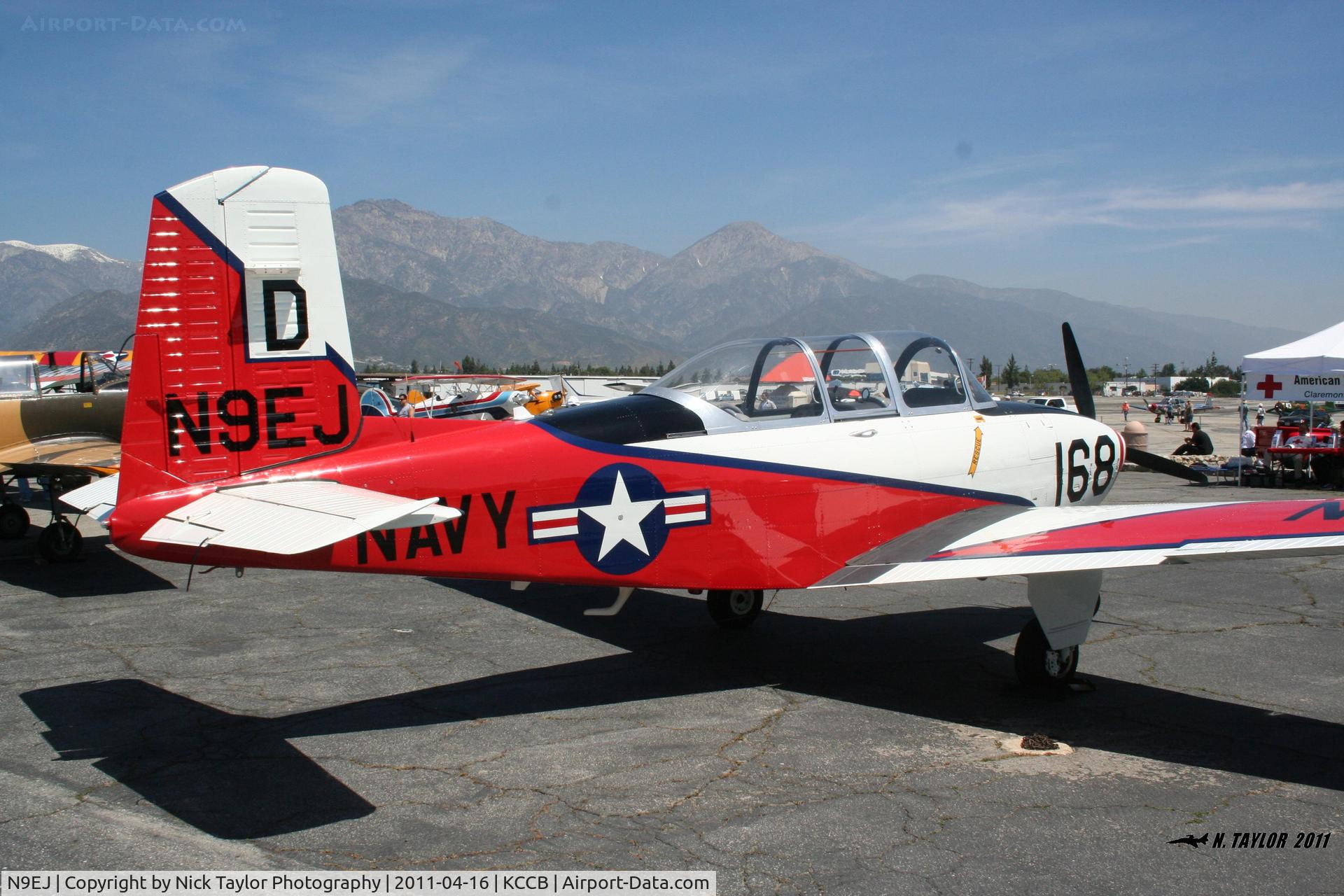 N9EJ, 1956 Beech D-45 Mentor C/N BG-168, On display at Cable