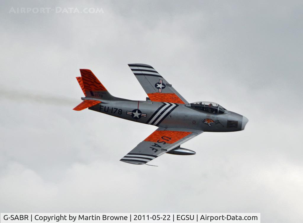 G-SABR, 1948 North American F-86A Sabre C/N 151-083 (151-43547), SHOT AT DUXFORD