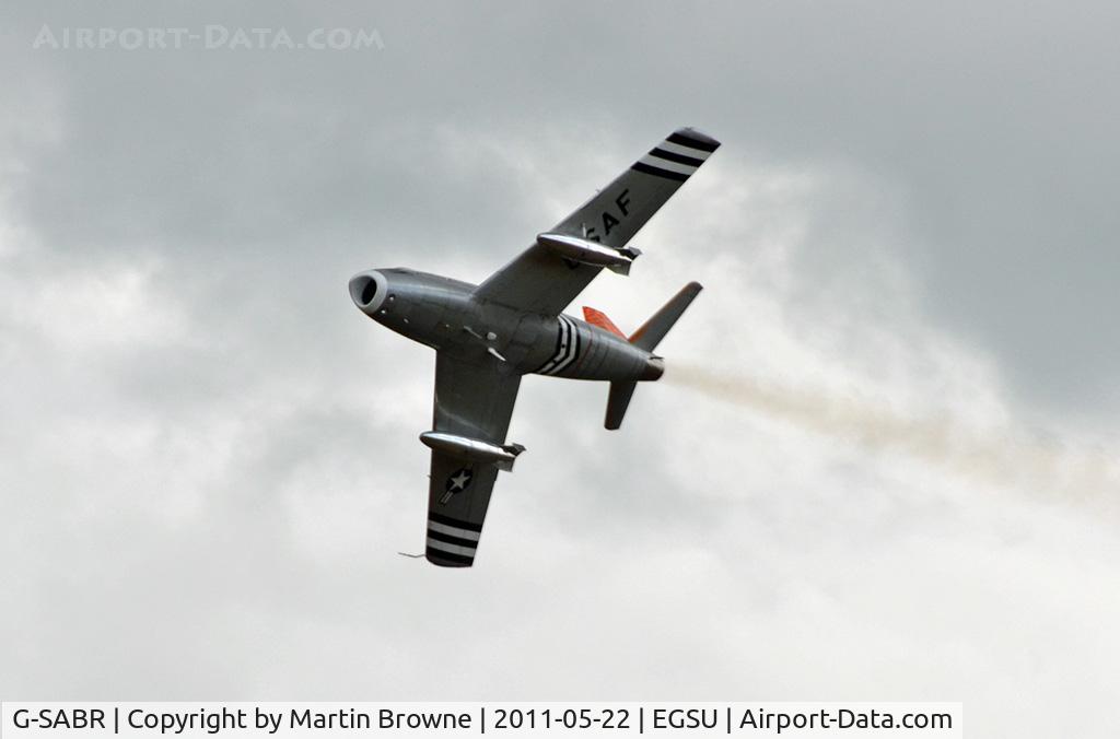 G-SABR, 1948 North American F-86A Sabre C/N 151-083 (151-43547), SHOT AT DUXFORD