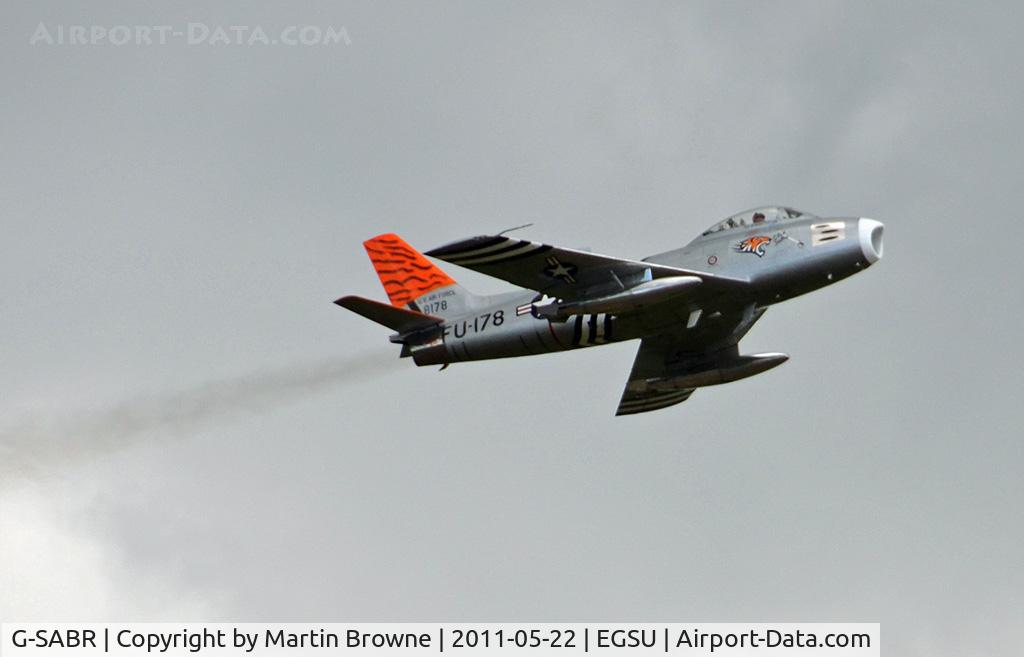 G-SABR, 1948 North American F-86A Sabre C/N 151-083 (151-43547), SHOT AT DUXFORD