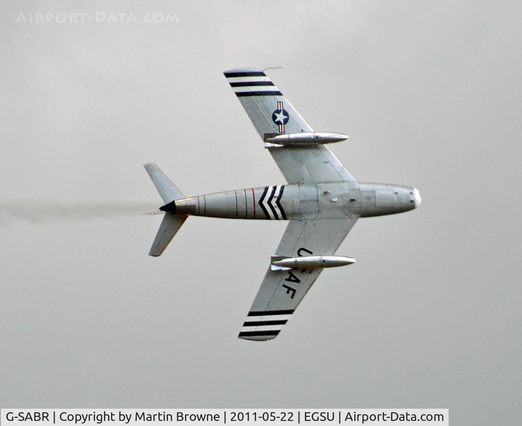 G-SABR, 1948 North American F-86A Sabre C/N 151-083 (151-43547), SHOT AT DUXFORD