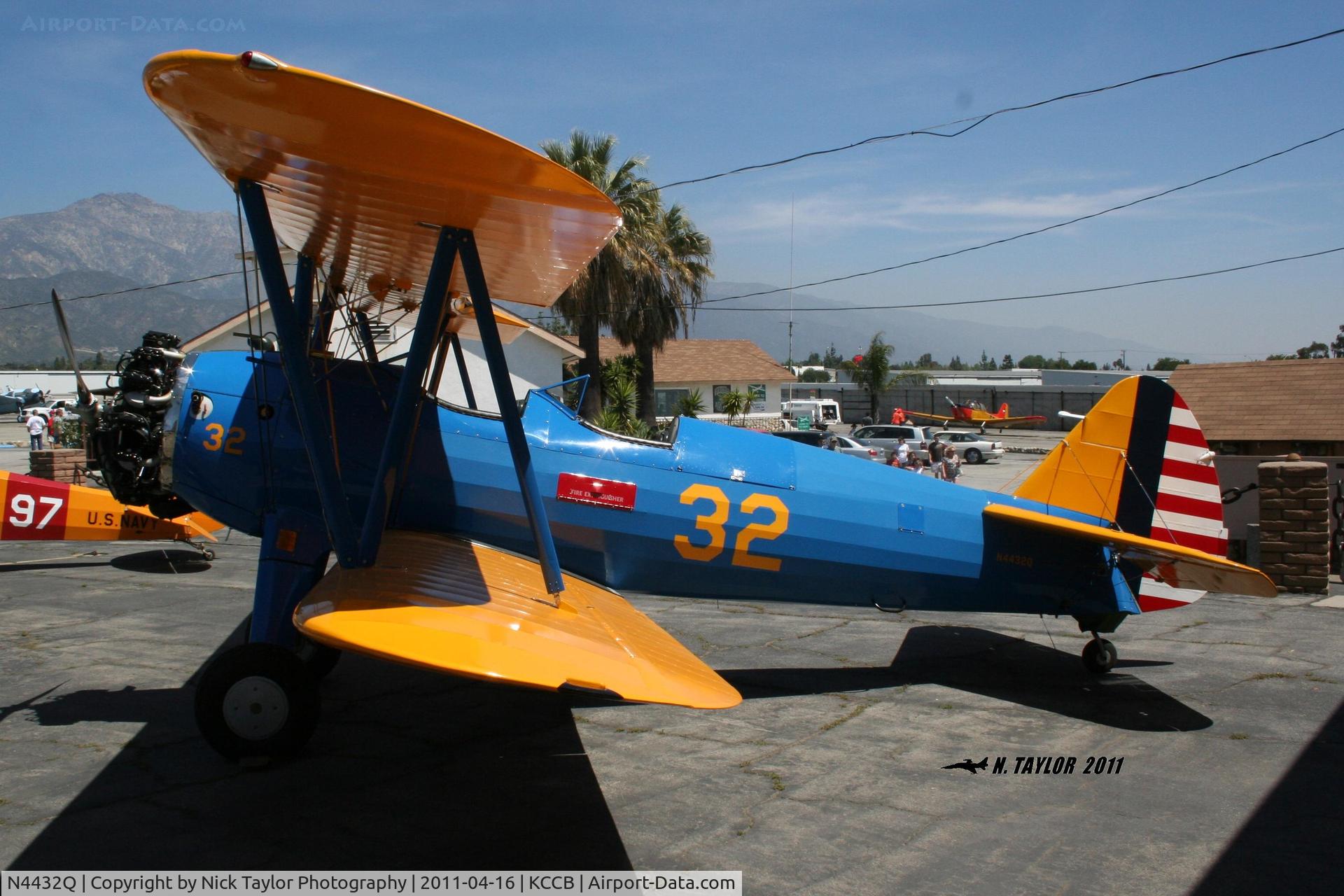 N4432Q, Boeing PT-17 Kaydet (A75N1) C/N 75-1969, On display at Cable
