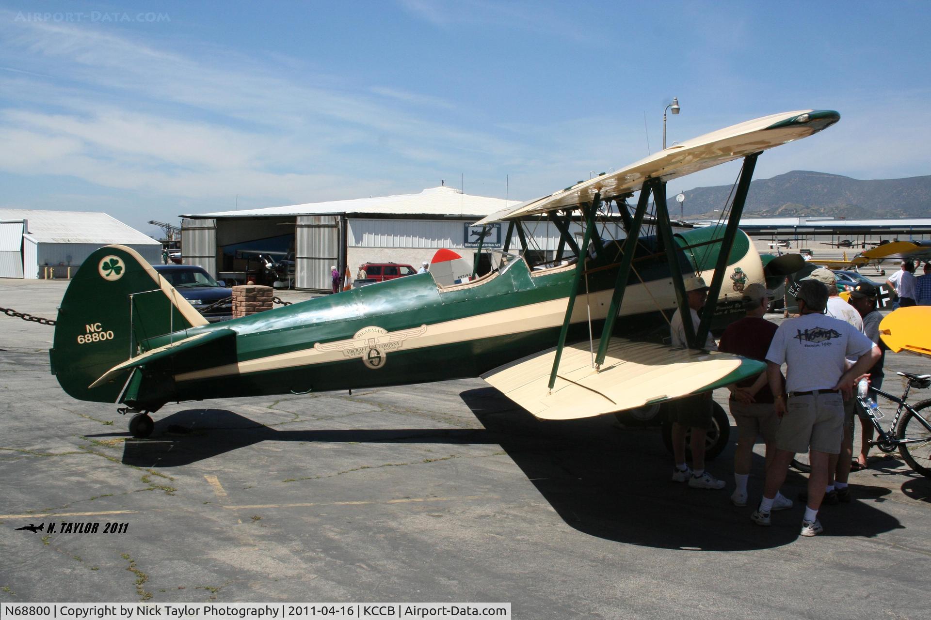 N68800, 1941 Boeing B75N1 C/N 75-1694, On display at Cable
