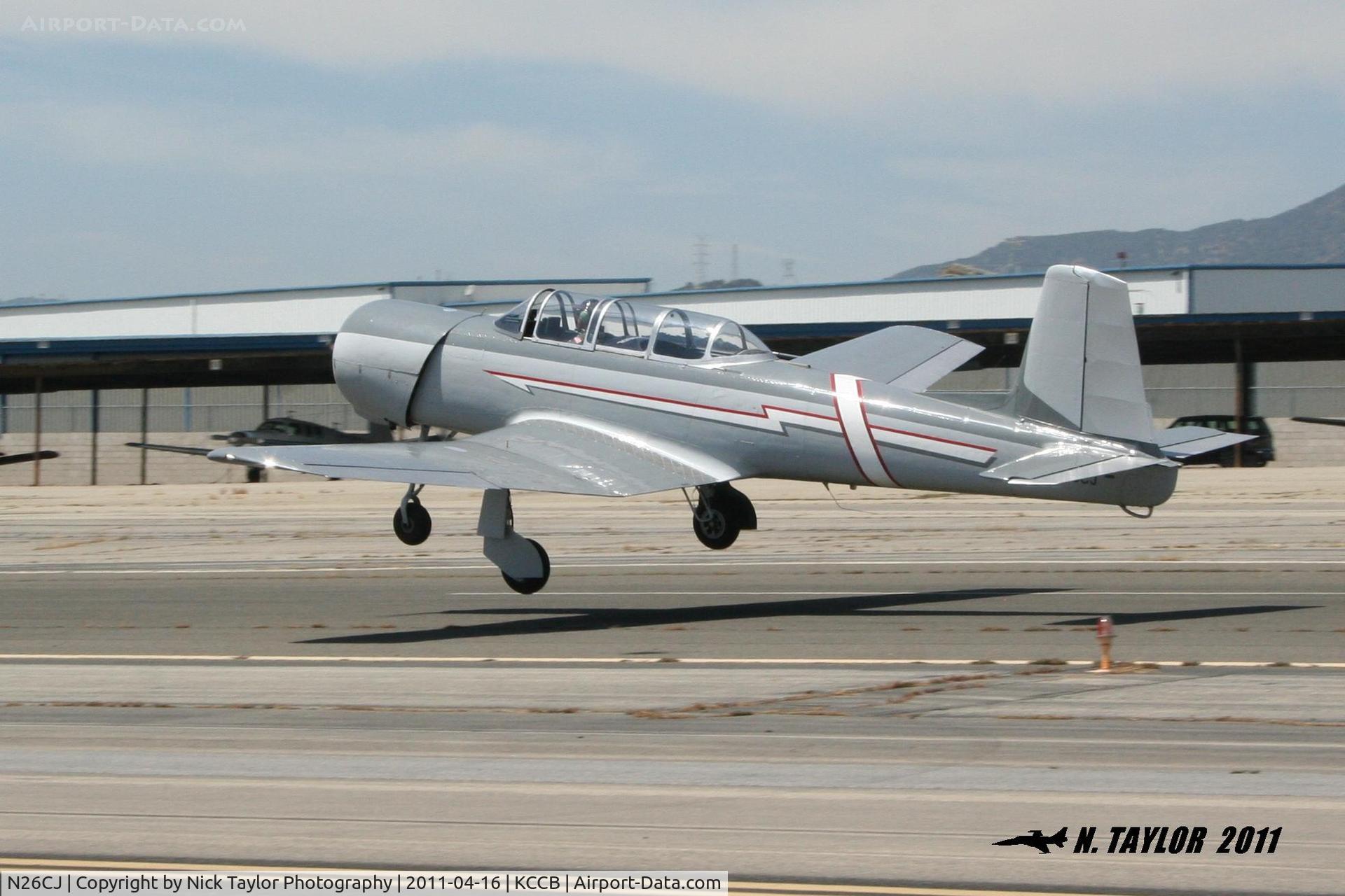N26CJ, 1977 Nanchang CJ-6A C/N 1832046, Taking off at Cable
