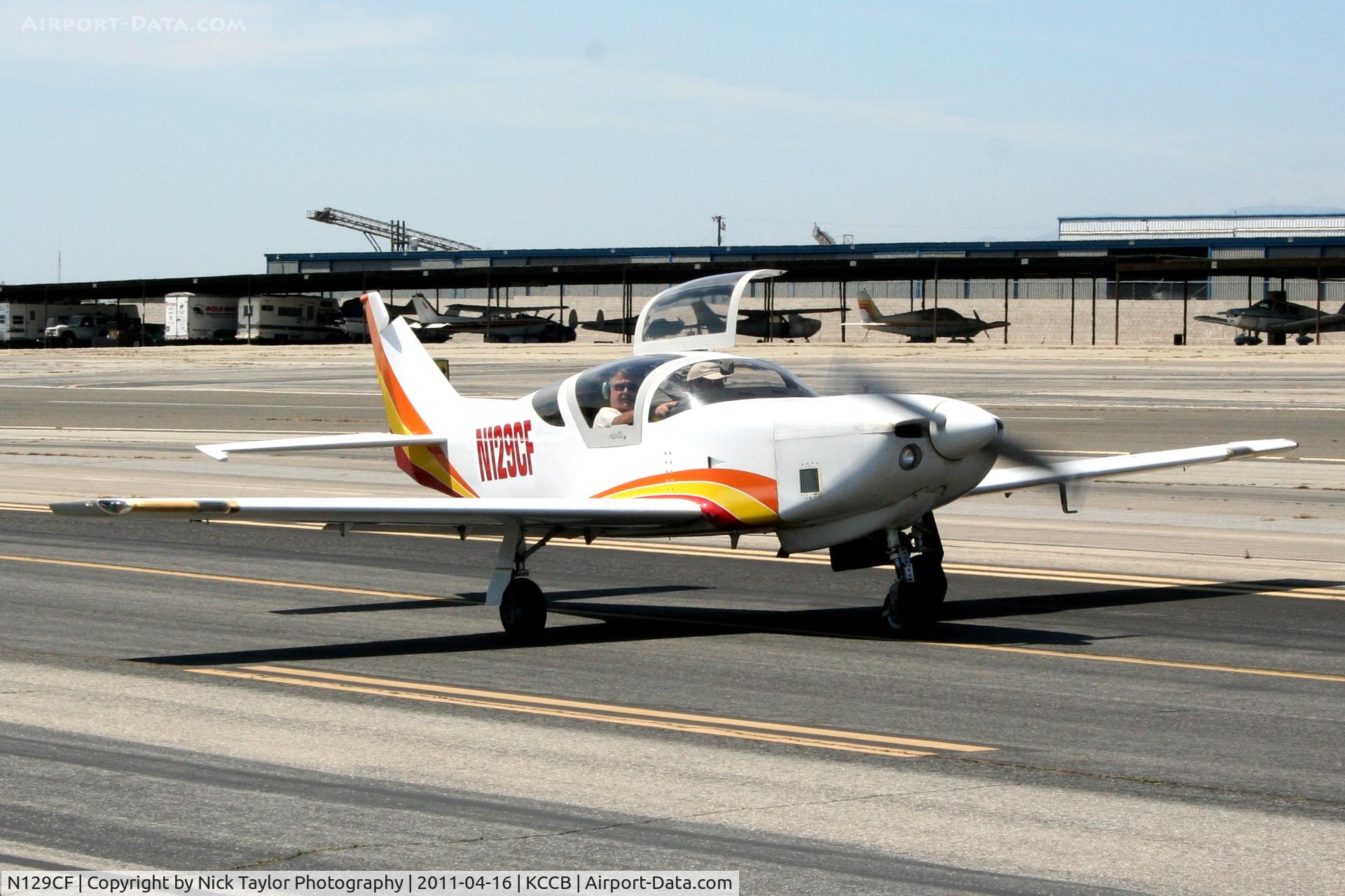 N129CF, 2008 Stoddard-Hamilton Glasair Super IIG C/N 2270, Taxiing out