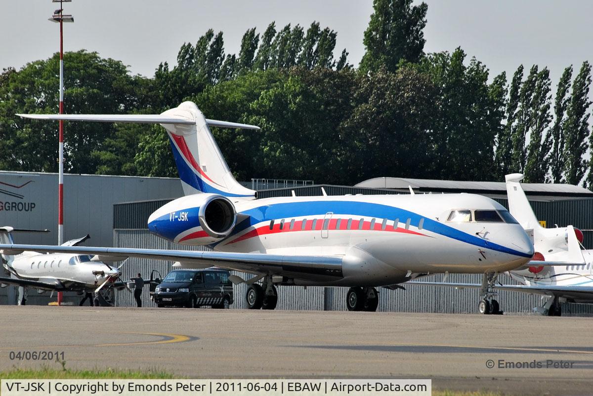 VT-JSK, 2006 Bombardier BD-700-1A11 Global 5000 C/N 9214, Visit Deurne Airport