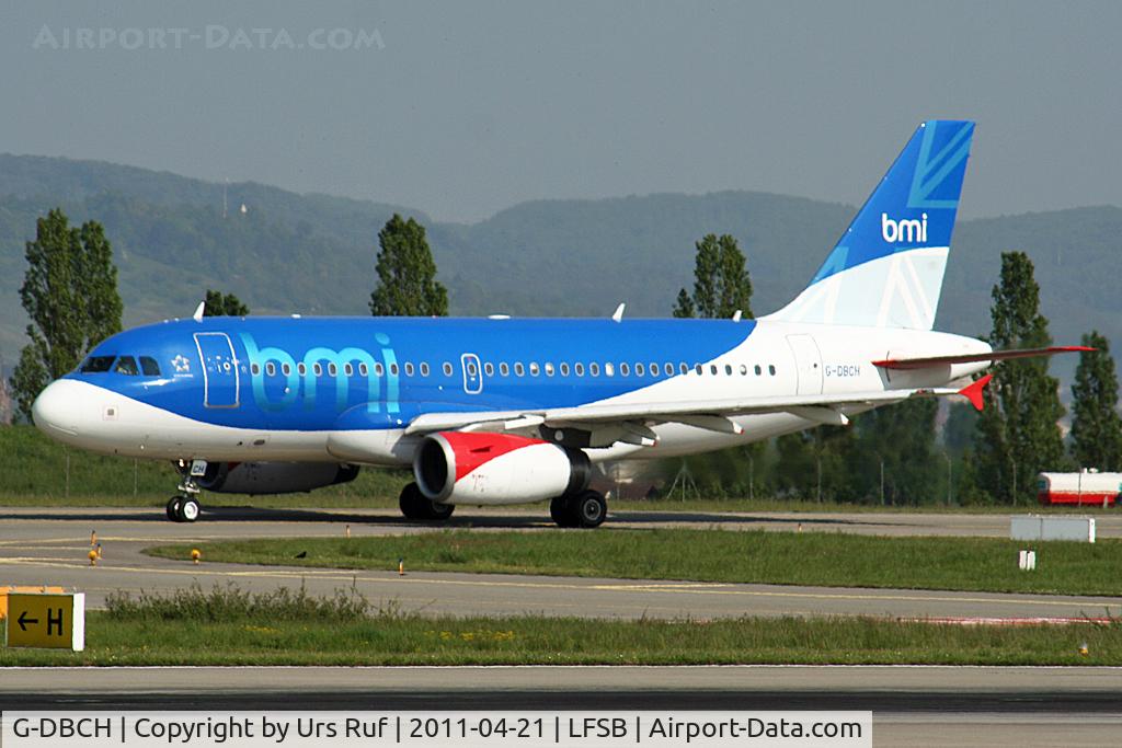 G-DBCH, 2006 Airbus A319-131 C/N 2697, British Midland departing on a regular flight to Manchester