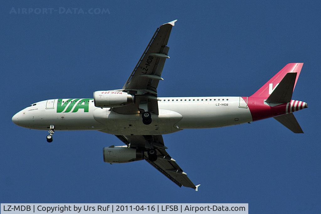 LZ-MDB, 2007 Airbus A320-214 C/N 3125, Air VIA on a subcharterflight for Hello
