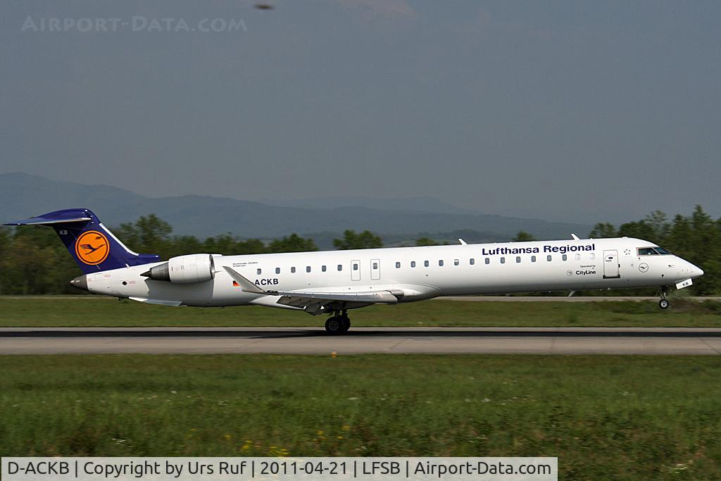 D-ACKB, 2006 Bombardier CRJ-900LR (CL-600-2D24) C/N 15073, LH daily flight FRA-BSL-FRA