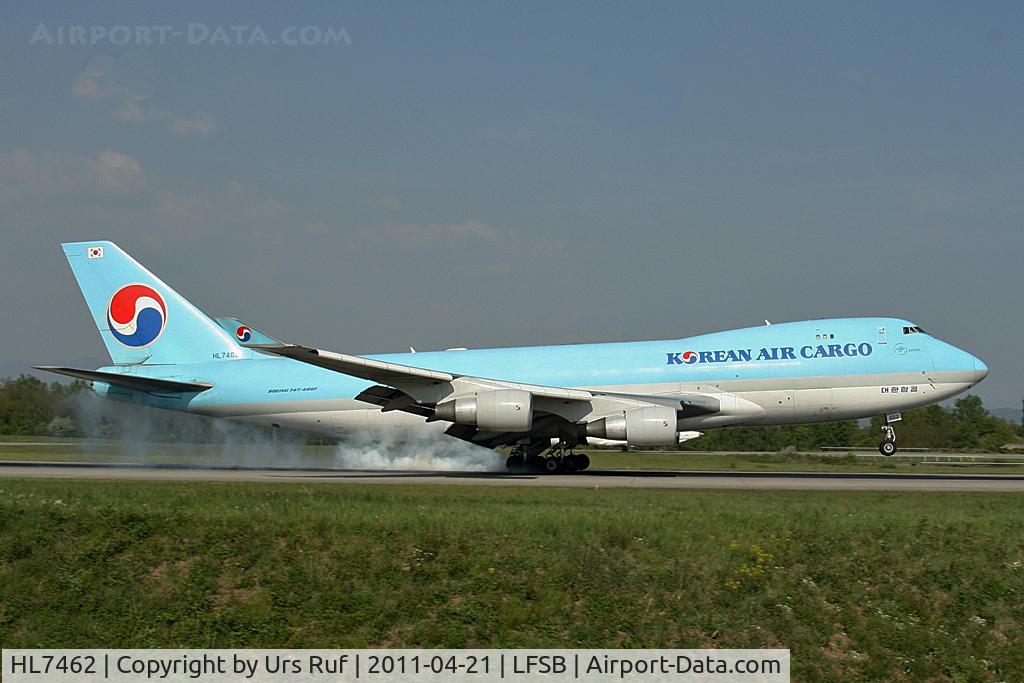 HL7462, 1997 Boeing 747-4B5F/SCD C/N 26406, Incoming from Amsterdam