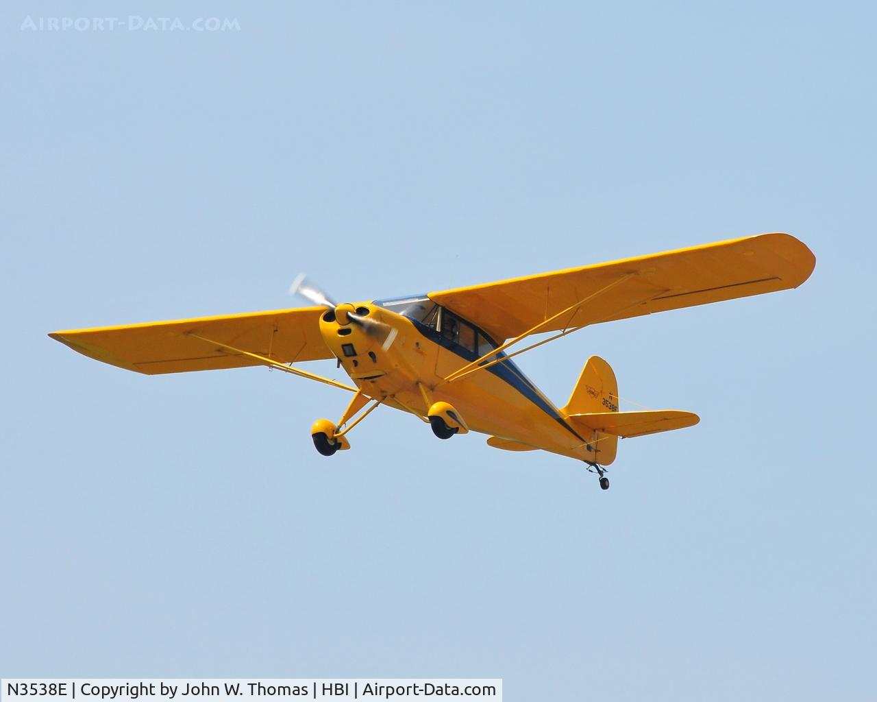 N3538E, 1947 Aeronca 11AC Chief C/N 11AC-1796, NC Air Museum Fly-In (6-4-11)
