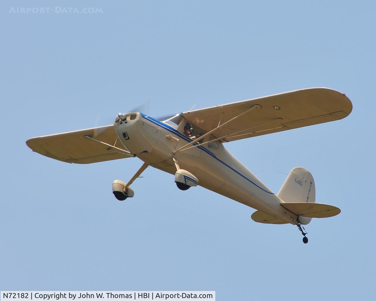 N72182, 1946 Cessna 140 C/N 9351, NC Air Museum Fly-In (6-4-11)
