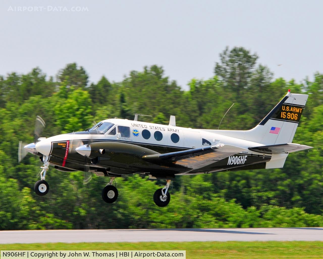 N906HF, 1971 Beech U-21G (A90-1) Ute C/N LM-140, NC Air Museum Fly-In (6-4-11)