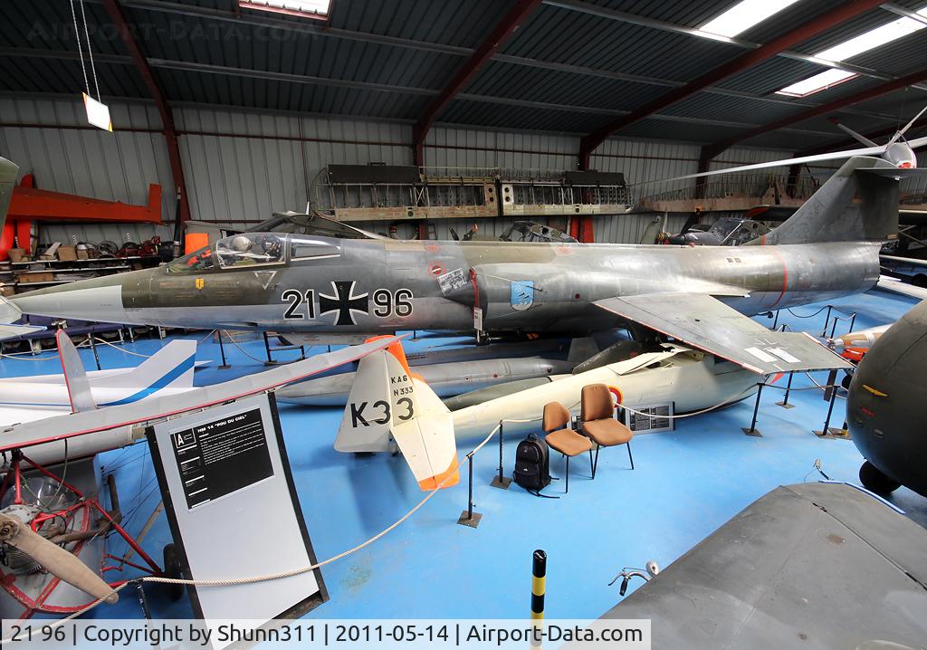 21 96, Lockheed F-104G Starfighter C/N 683-7065, Preserved @ Albert Museum...