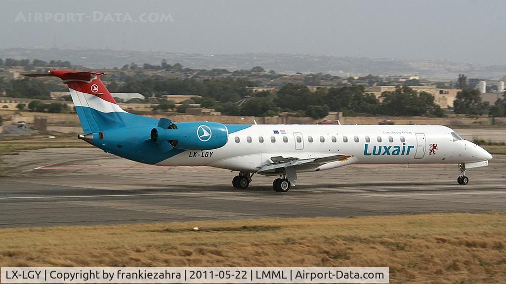 LX-LGY, 2000 Embraer EMB-145LU (ERJ-145LU) C/N 145242, Luxair