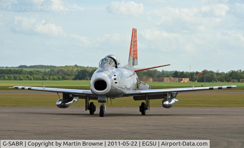 G-SABR, 1948 North American F-86A Sabre C/N 151-083 (151-43547), SHOT AT DUXFORD