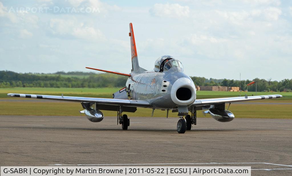 G-SABR, 1948 North American F-86A Sabre C/N 151-083 (151-43547), SHOT AT DUXFORD