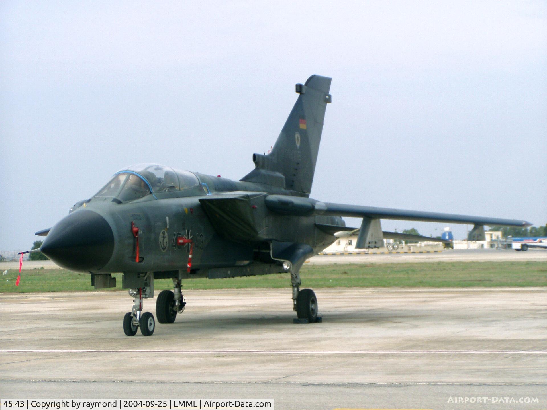 45 43, Panavia Tornado IDS C/N 608/GS191/4243, Tornado IDS 45-43 German Navy
