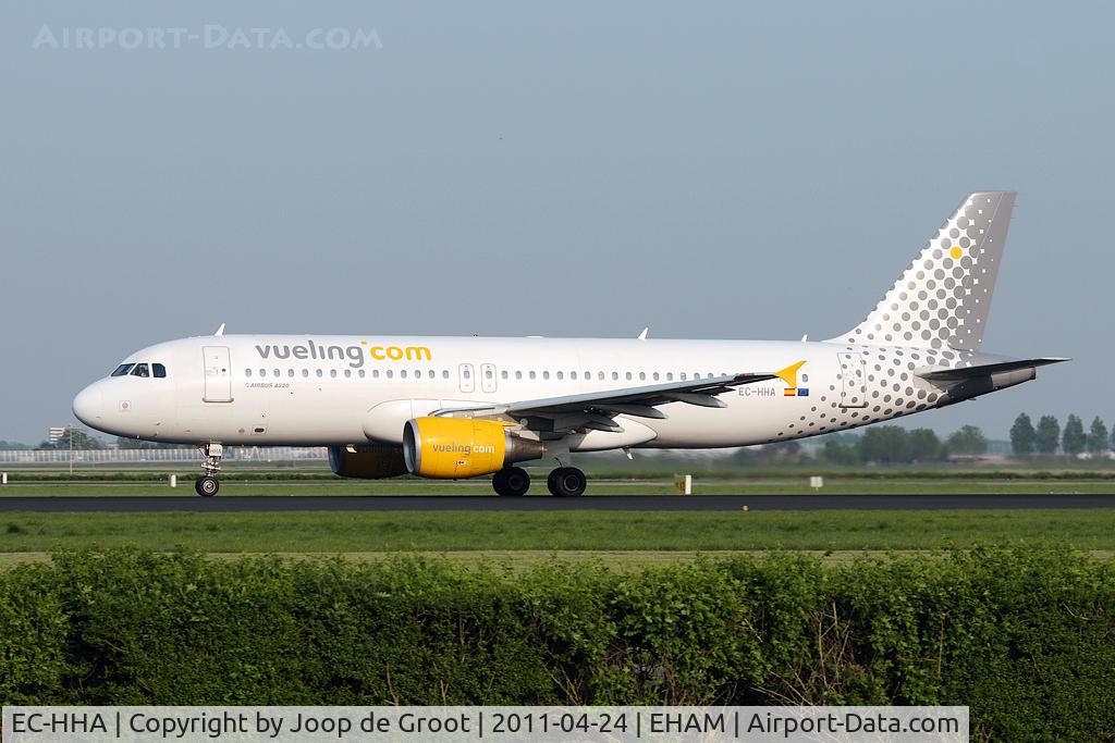 EC-HHA, 2000 Airbus A320-214 C/N 1221, Vueling departure