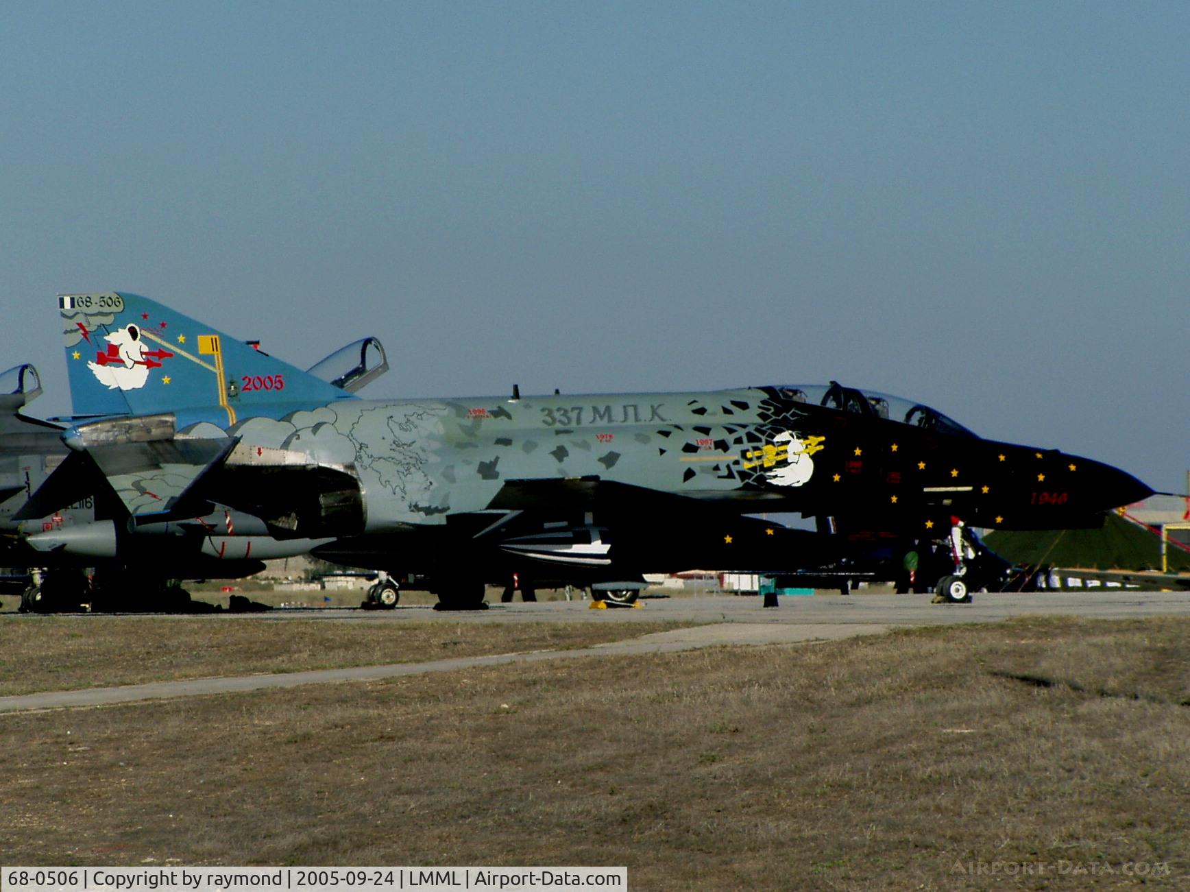 68-0506, 1968 McDonnell Douglas F-4E Phantom II C/N 3693, F4 Phantom 68-0506 Greek Air Force (Hellenic)