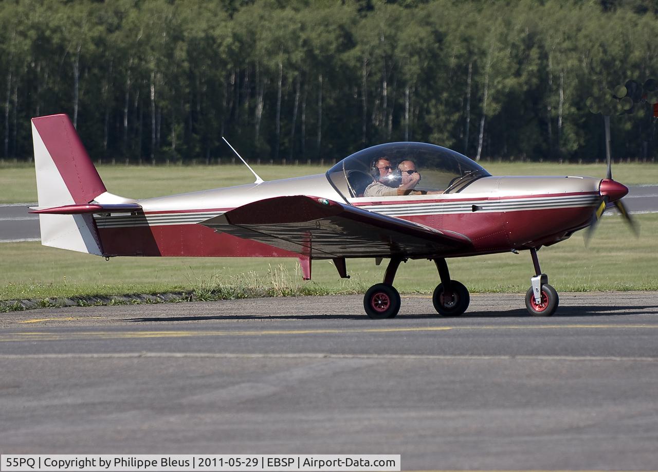 55PQ, Zenair CH-601 Zodiac C/N Not found 55PQ, New to the database. Picture dedicated to the joyful airfield team at Spa La Sauvenière, who helped us find the tail number.