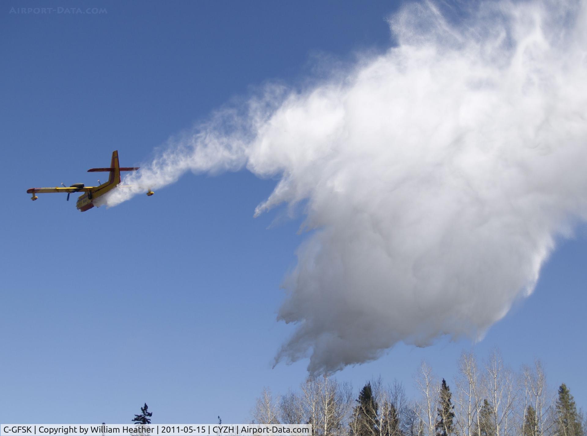 C-GFSK, 1986 Canadair CL-215-V (CL-215-1A10) C/N 1085, Fighting  Slave Lake fires