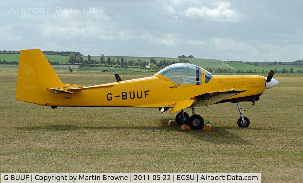 G-BUUF, 1993 Slingsby T-67M Firefly Mk2 C/N 2116, SHOT AT DUXFORD