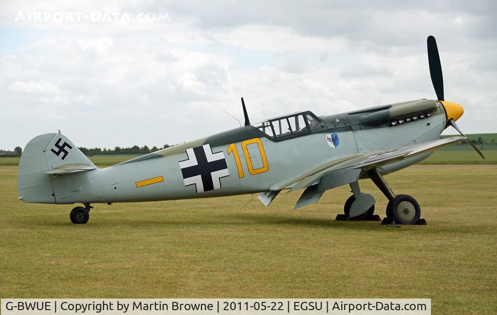 G-BWUE, 1949 Hispano HA-1112-M1L Buchon C/N 172, SHOT AT DUXFORD