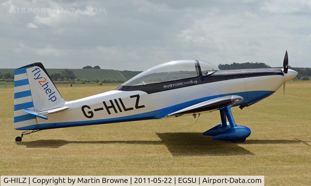 G-HILZ, 2006 Vans RV-8 C/N PFA 303-14471, SHOT AT DUXFORD