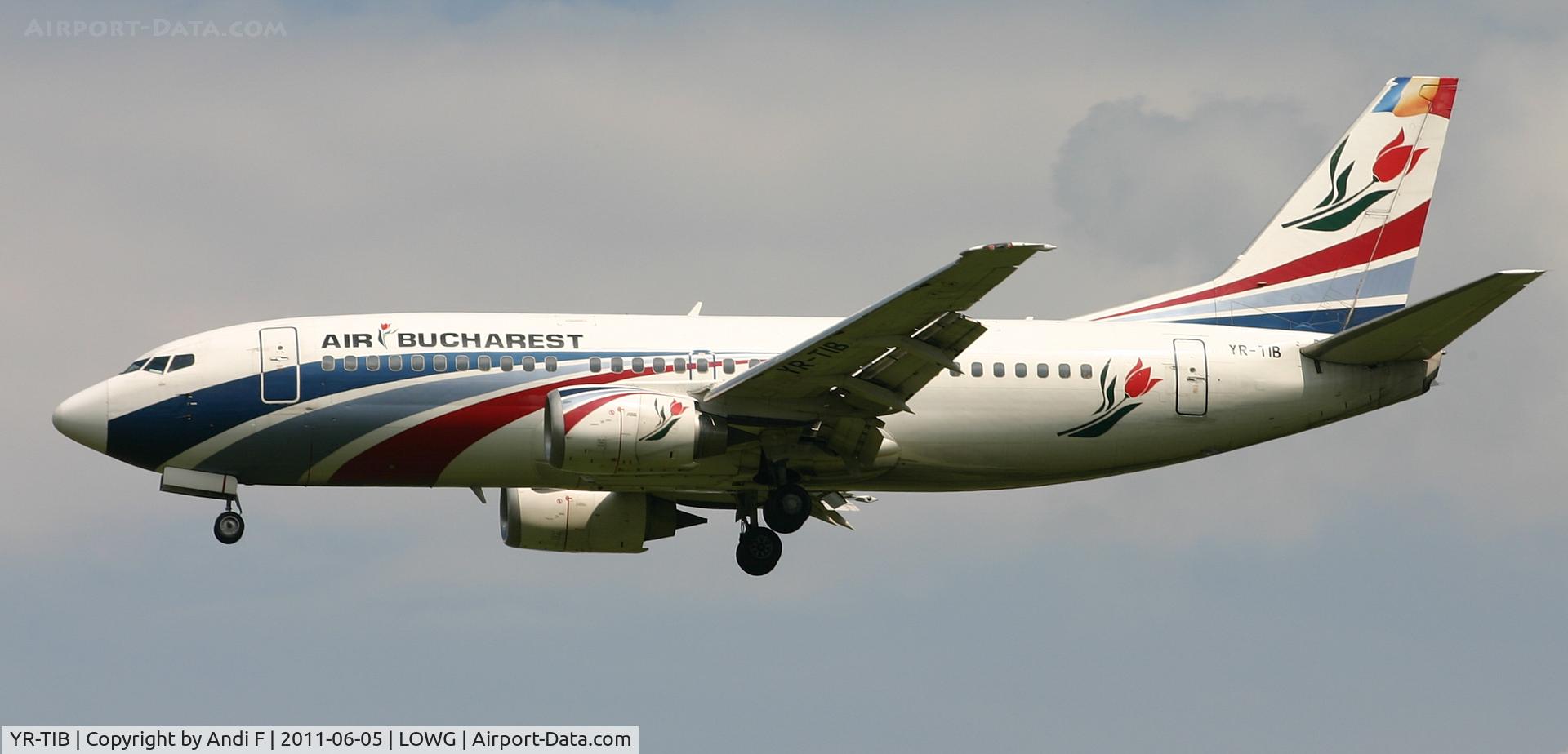 YR-TIB, 1995 Boeing 737-3L9 C/N 27924, Suprise