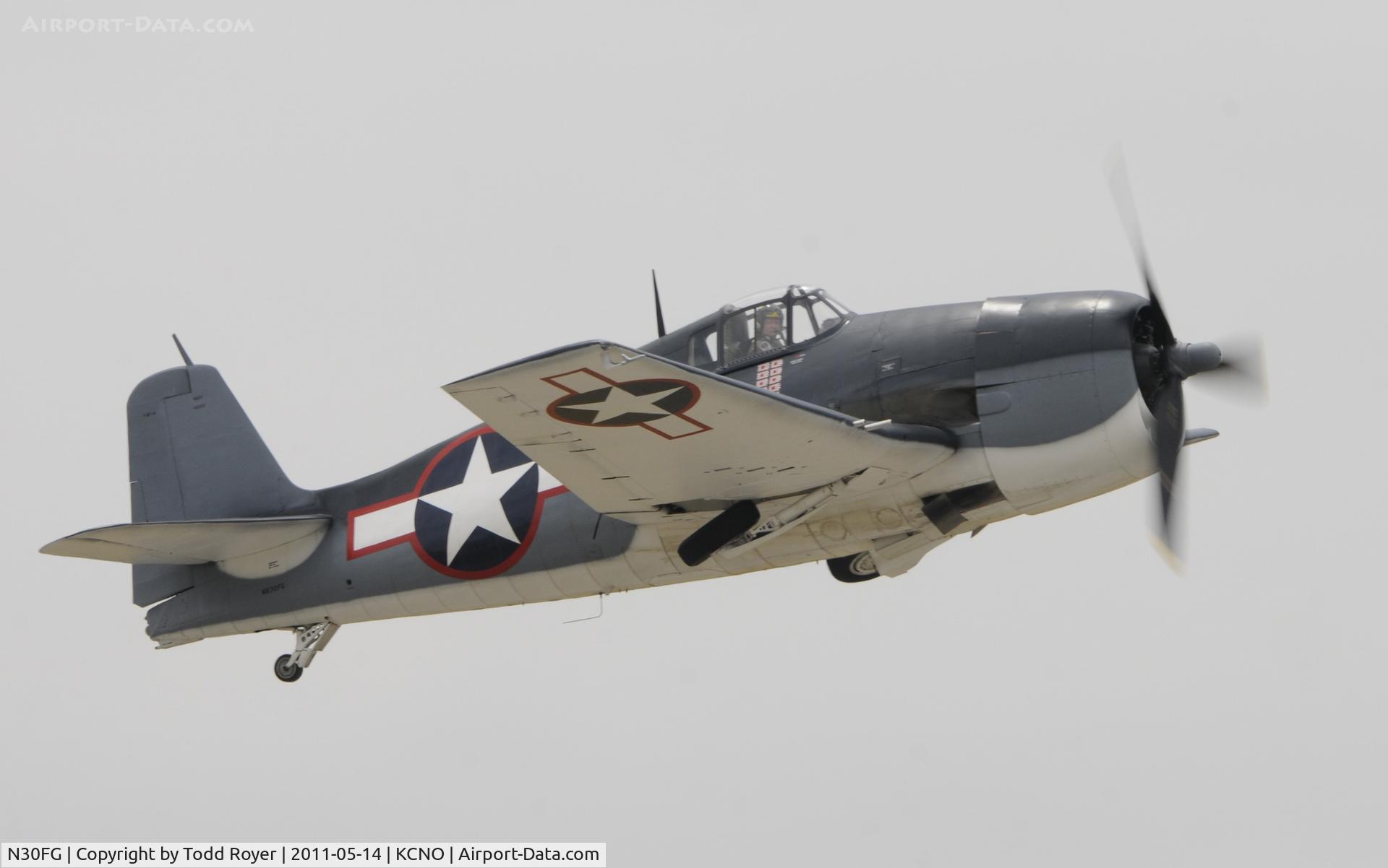 N30FG, 1944 Grumman F6F-3 Hellcat C/N A-3196, Chino Airshow 2011