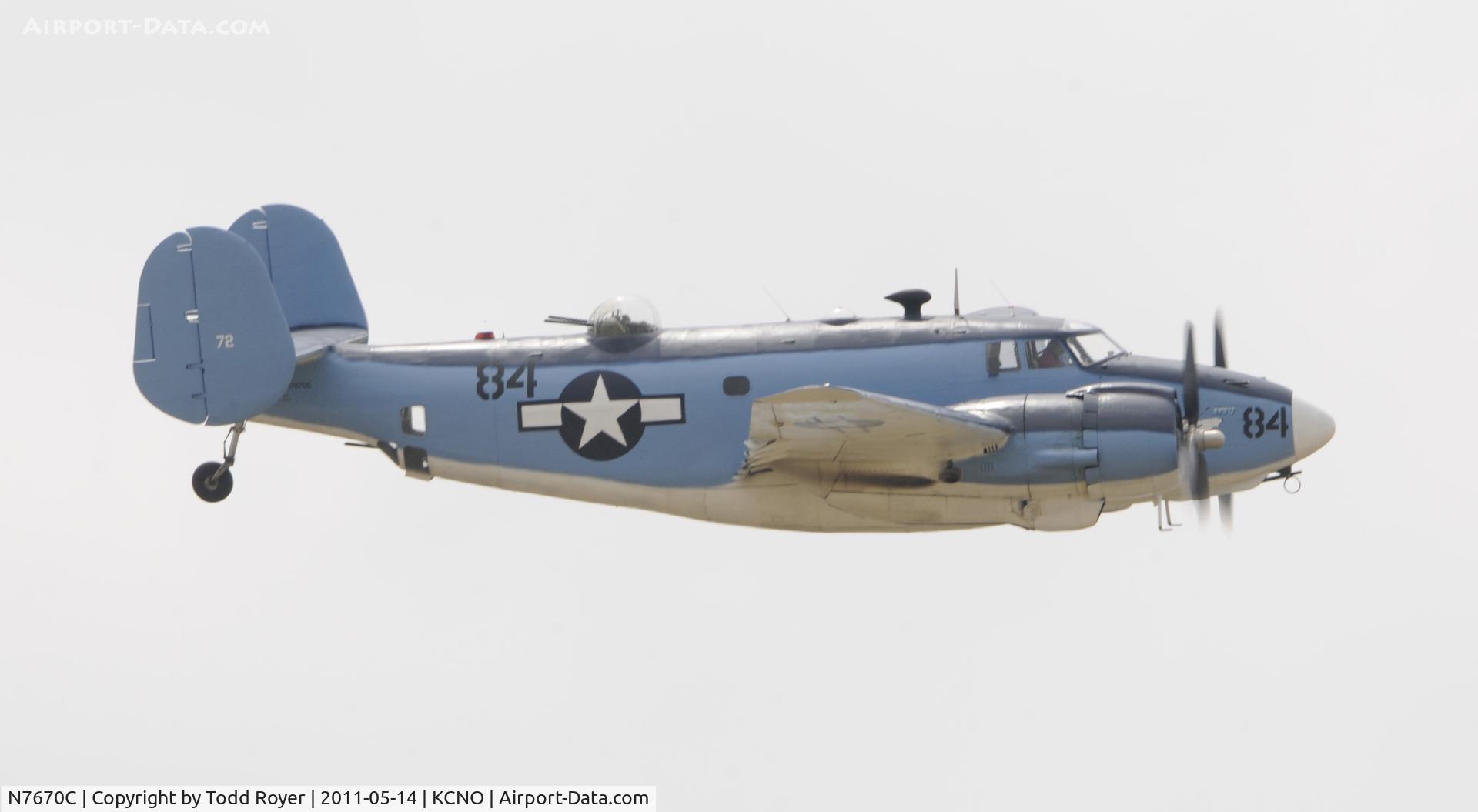 N7670C, 1945 Lockheed PV-2 Harpoon C/N 15-1438, Chino Airshow 2011