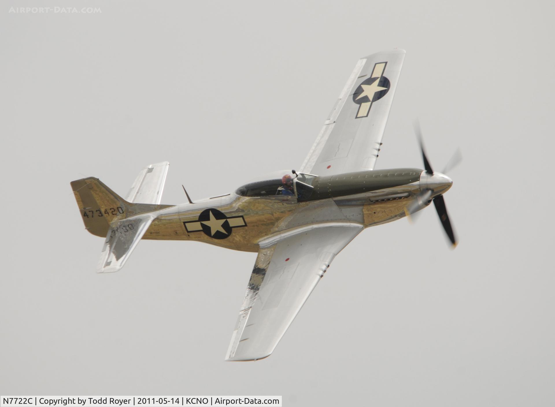N7722C, 1944 North American F-51D Mustang C/N 44-73420, Chino Airshow 2011