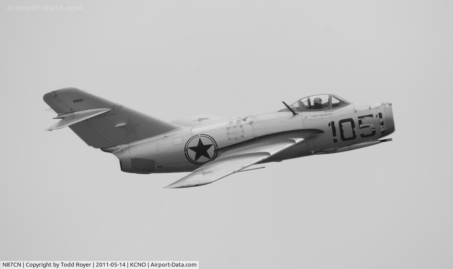N87CN, Mikoyan-Gurevich MiG-15 C/N 910-51, Chino Airshow 2011