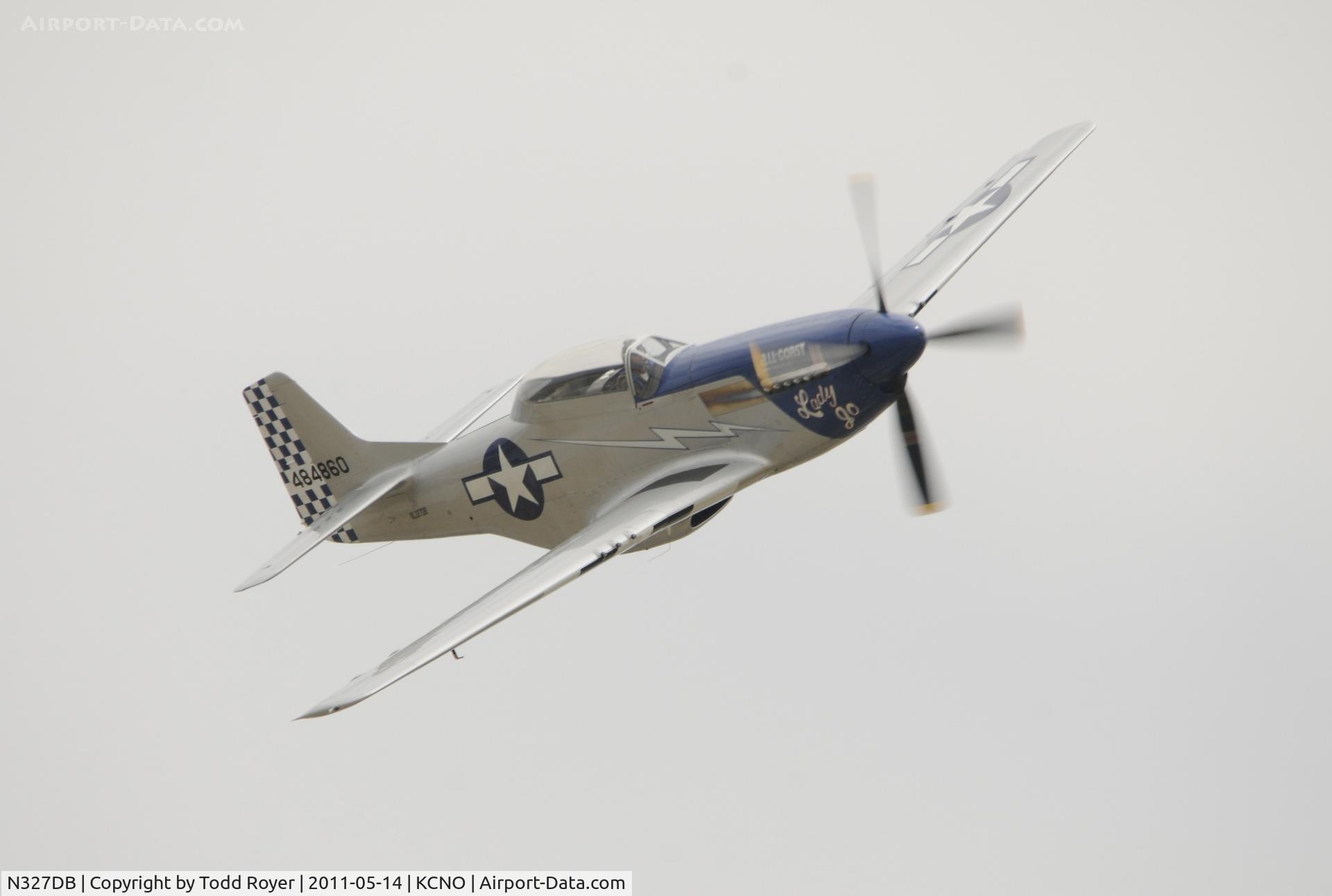 N327DB, 1944 North American P-51D Mustang C/N 44-84860, Chino airshow 2011