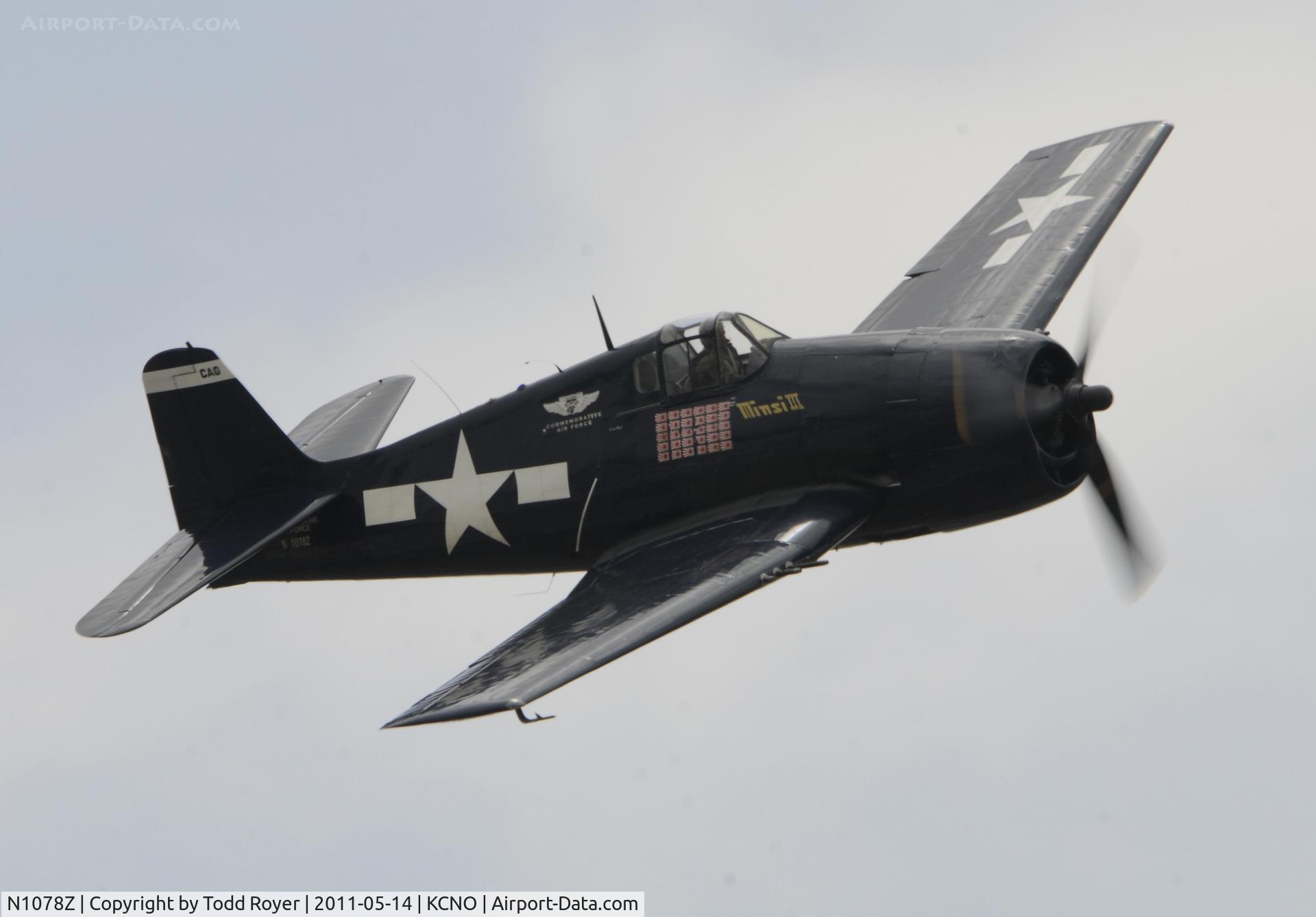 N1078Z, 1963 Grumman F6F-5 Hellcat C/N 27354801-66, Chino Airshow 2011