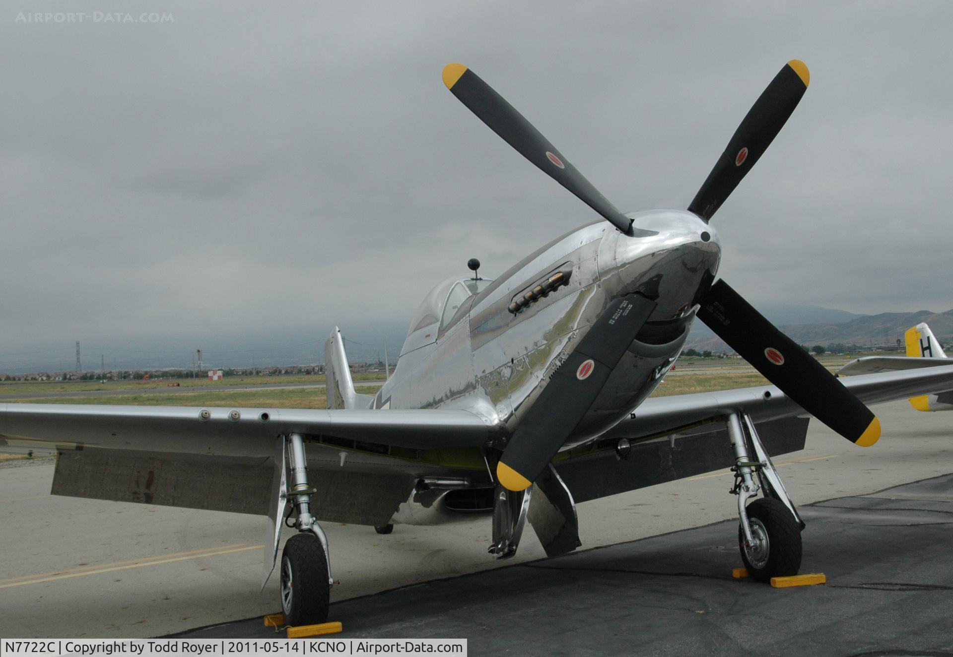 N7722C, 1944 North American F-51D Mustang C/N 44-73420, Chino Airshow 2011