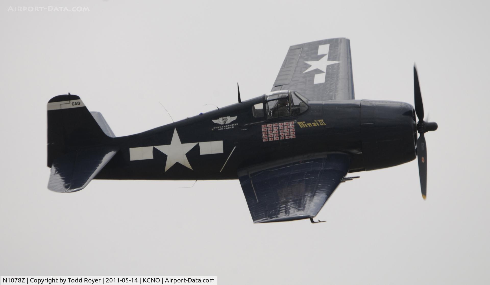 N1078Z, 1963 Grumman F6F-5 Hellcat C/N 27354801-66, Chino Airshow 2011