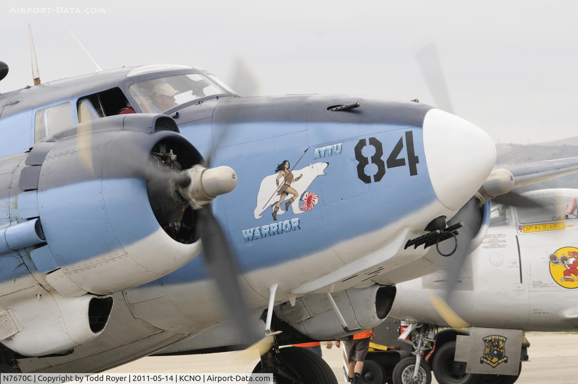 N7670C, 1945 Lockheed PV-2 Harpoon C/N 15-1438, Chino Airshow 2011