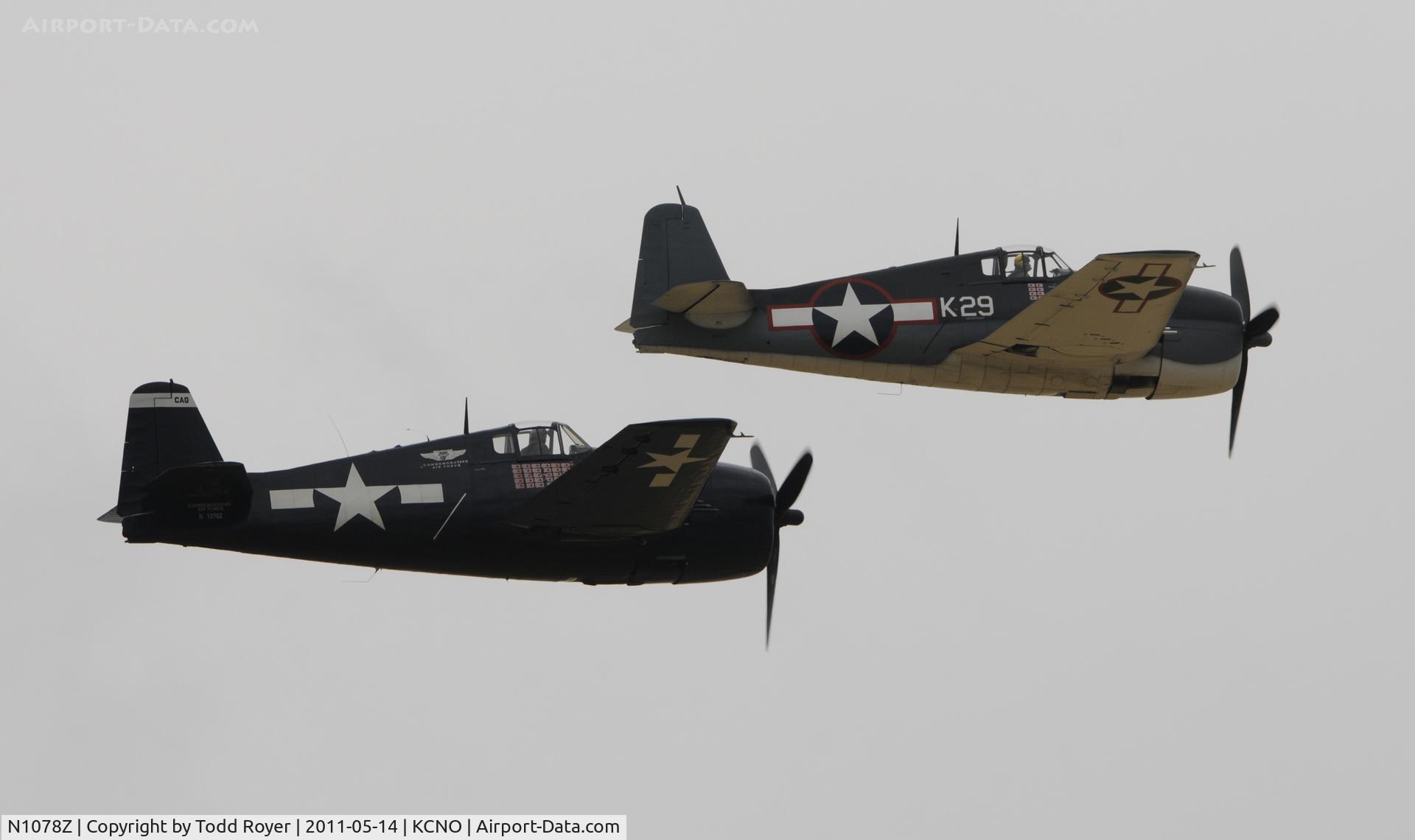 N1078Z, 1963 Grumman F6F-5 Hellcat C/N 27354801-66, Chino Airshow 2011