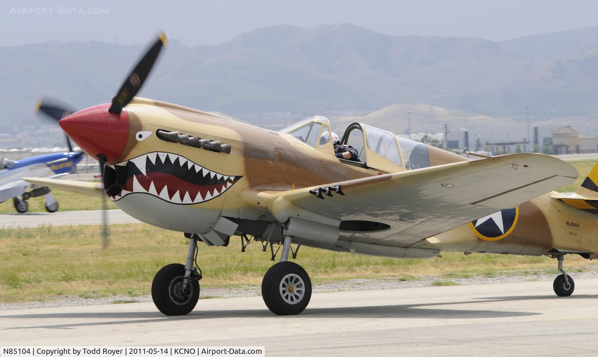 N85104, Curtiss P-40N-5CU Kittyhawk C/N 28954/F858, Chino Airshow 2011