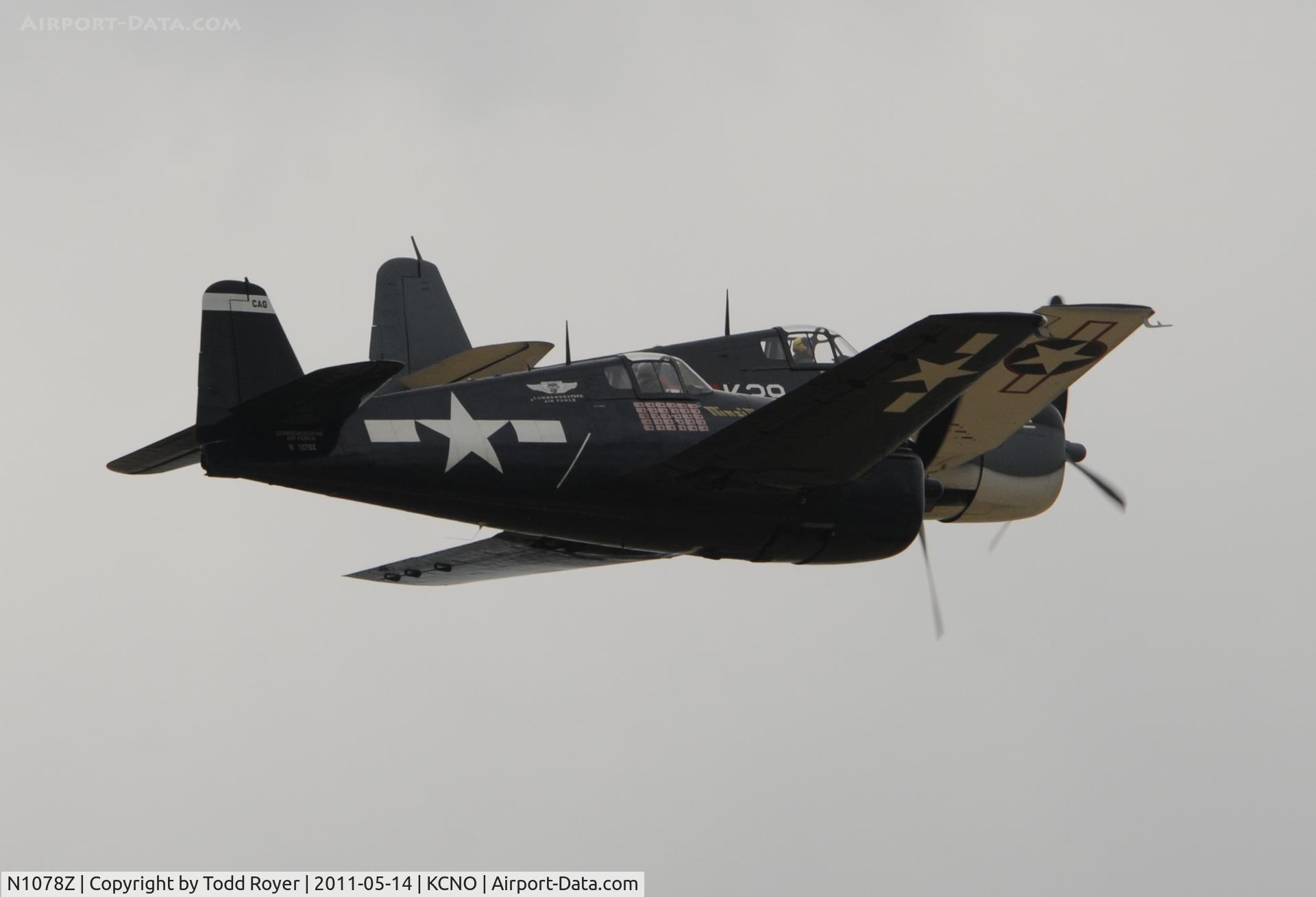 N1078Z, 1963 Grumman F6F-5 Hellcat C/N 27354801-66, Chino Airshow 2011