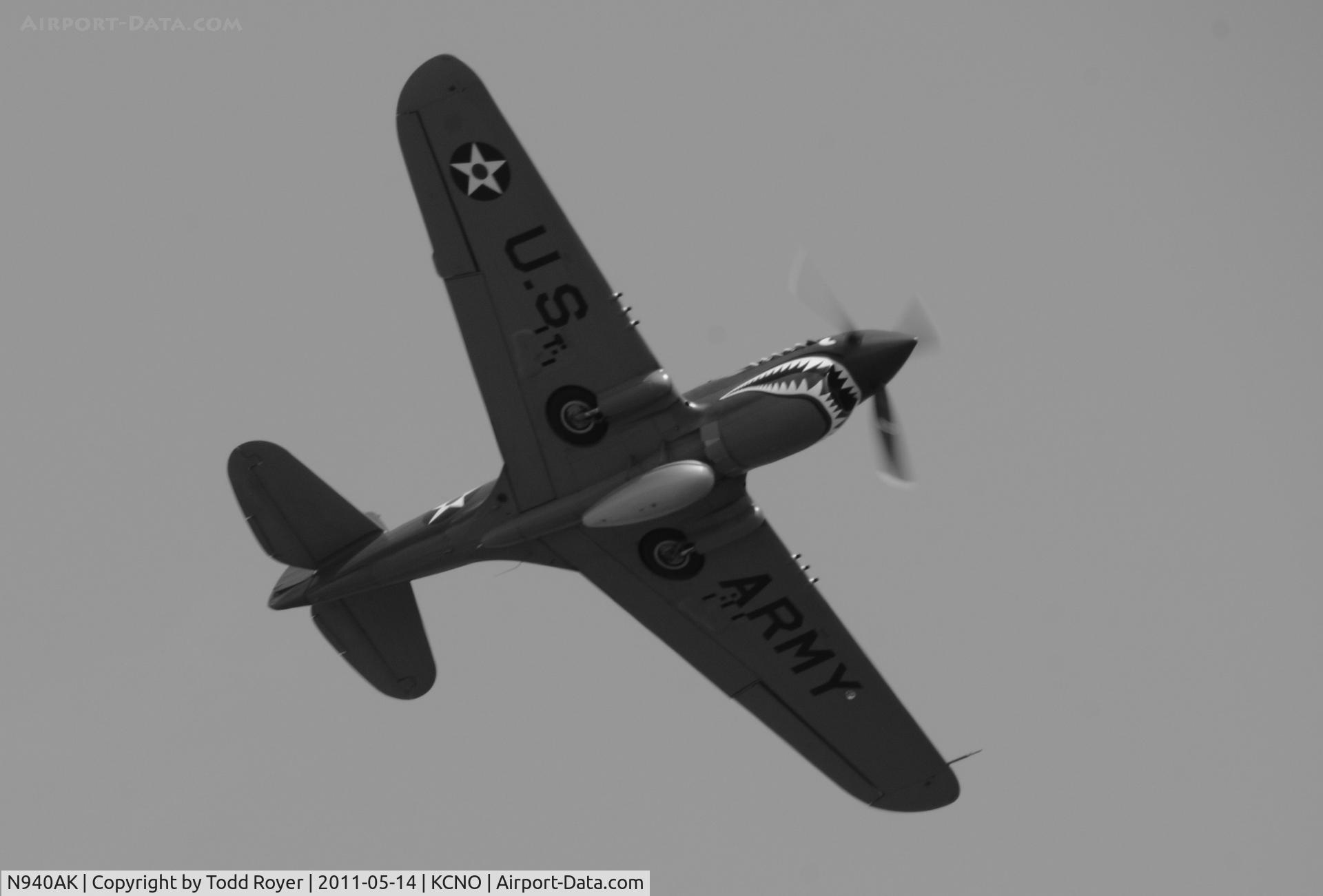 N940AK, 1941 Curtiss P-40E Warhawk C/N 15321, Chino Airshow 2011