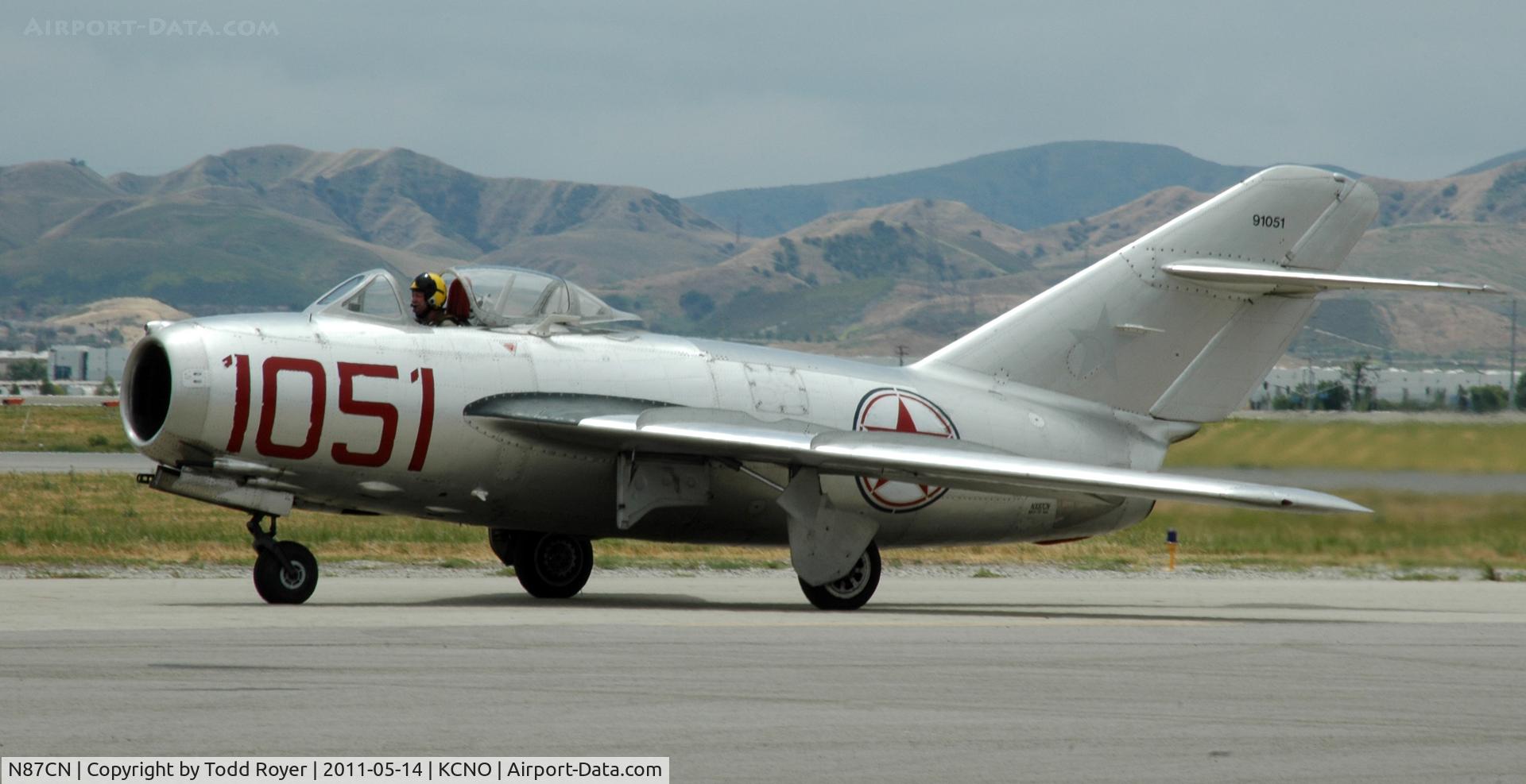 N87CN, Mikoyan-Gurevich MiG-15 C/N 910-51, Chino Airshow 2011