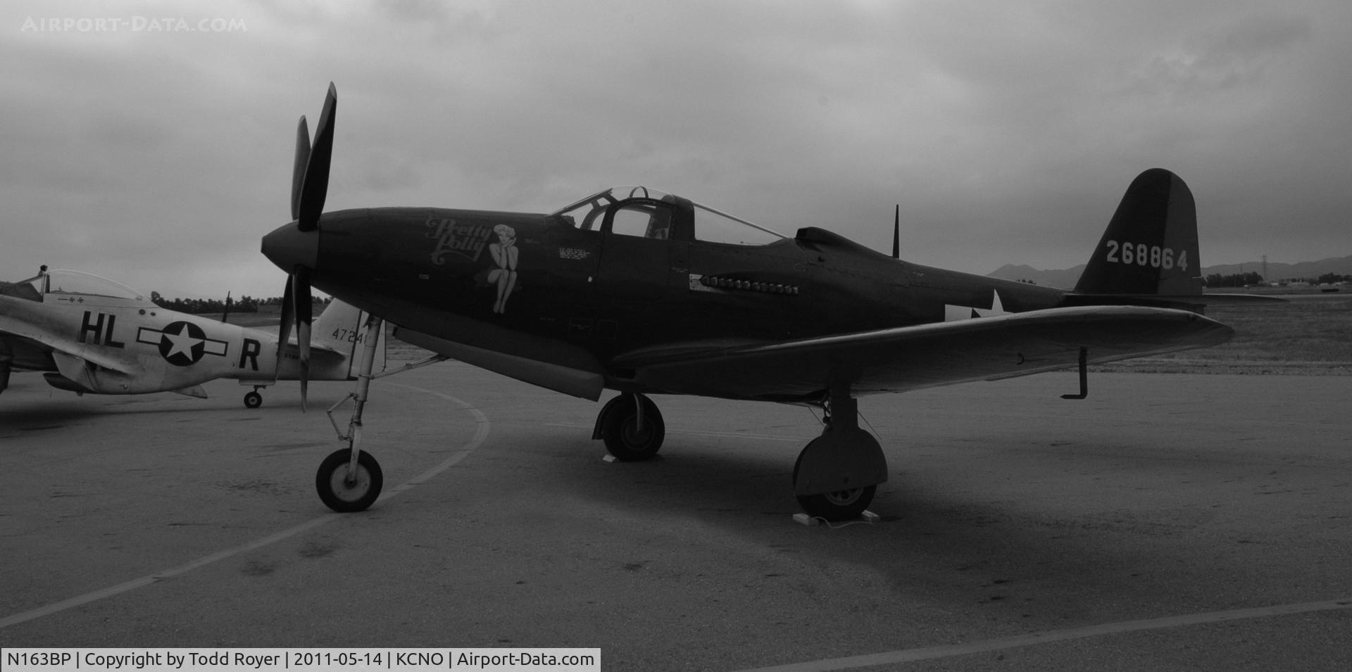 N163BP, 1945 Bell P-63C Kingcobra C/N 091263RP, Chino Airshow 2011