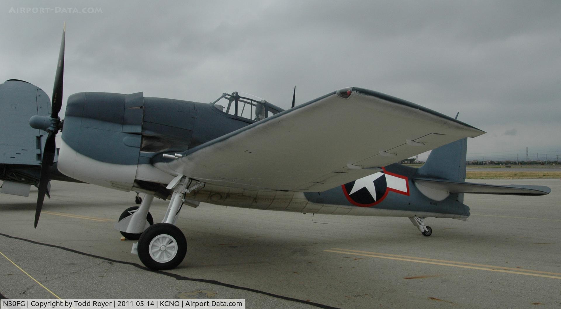 N30FG, 1944 Grumman F6F-3 Hellcat C/N A-3196, Chino Airshow 2011