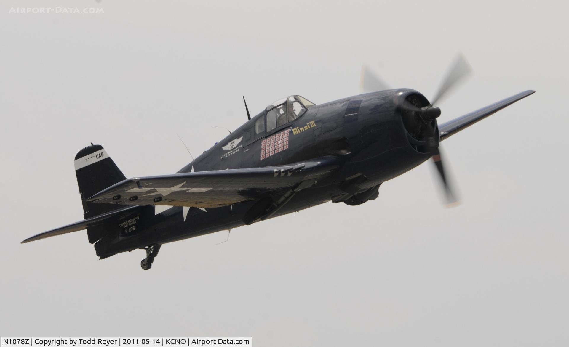 N1078Z, 1963 Grumman F6F-5 Hellcat C/N 27354801-66, Chino Airshow 2011