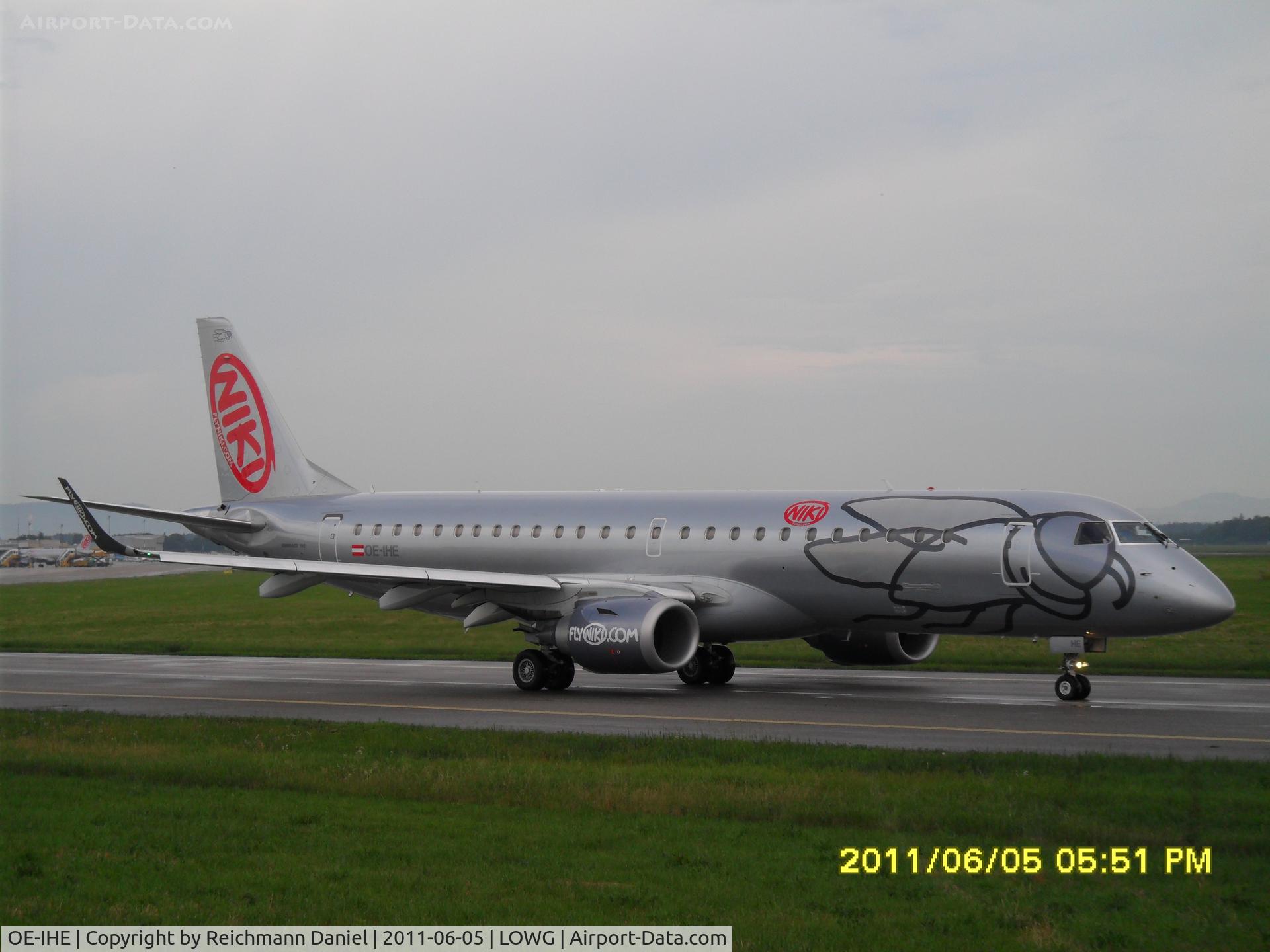 OE-IHE, 2010 Embraer 190LR (ERJ-190-100LR) C/N 19000387, I love this plane :)