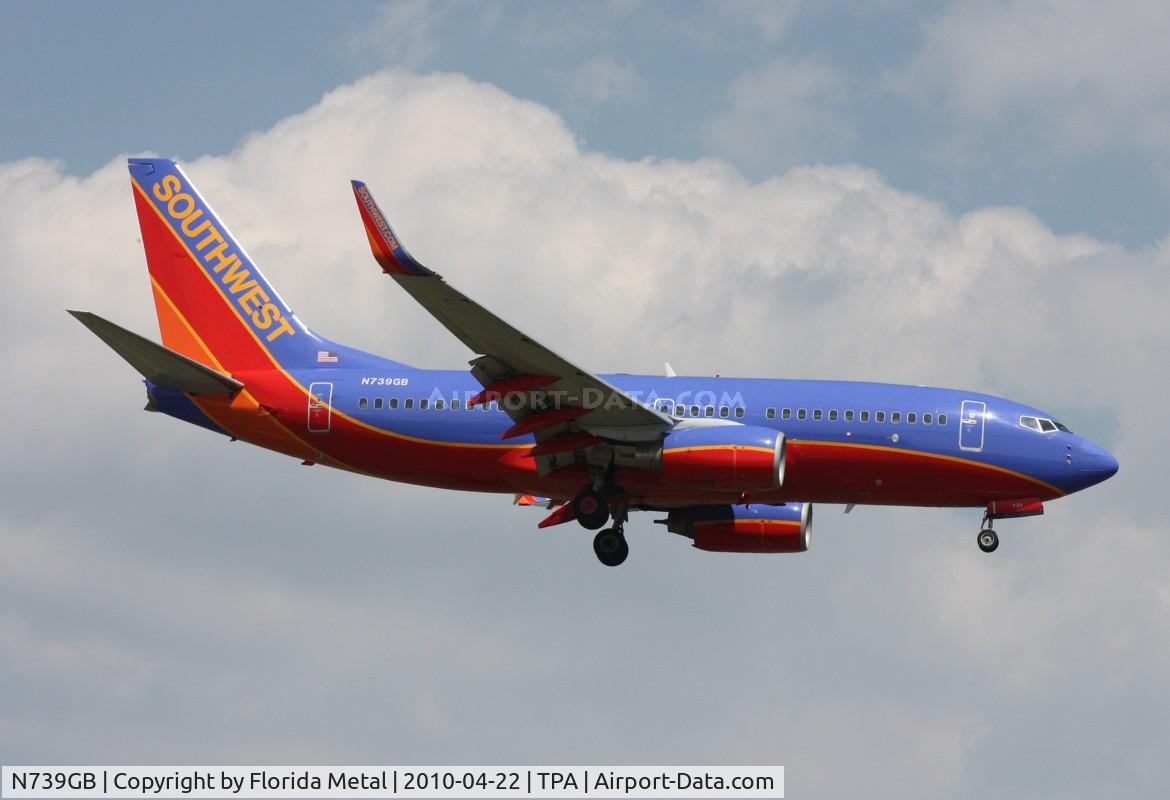 N739GB, 1998 Boeing 737-7H4 C/N 29275, Southwest 737